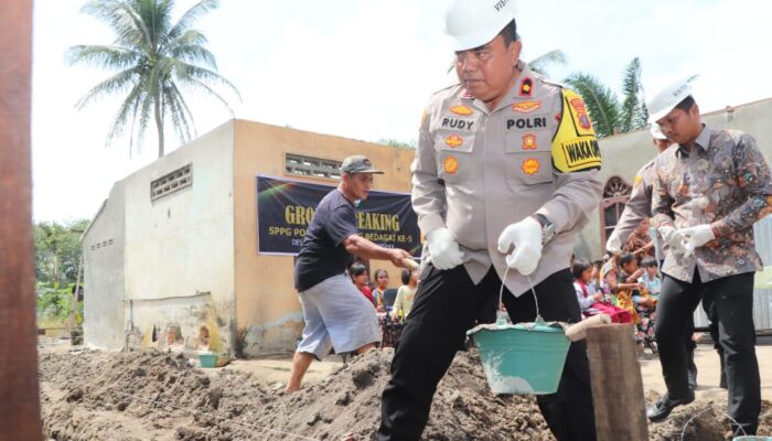 Peletakan Batu Pertama SPPG ke-5 Polres Sergai, Wujud Komitmen Polri Tingkatkan Pelayanan Gizi Masyarakat