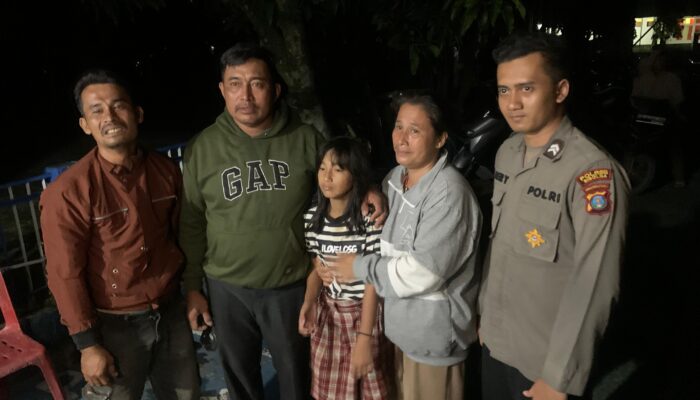 Respons Cepat Polisi, Anak Hilang di Sibolga Kembali ke Pelukan Keluarga