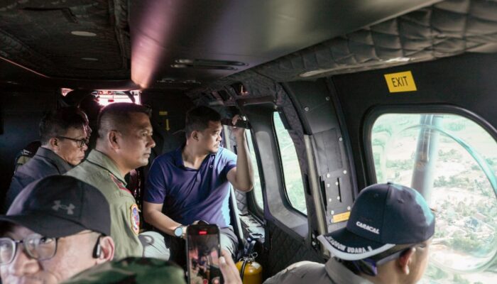 Gubernur Bobby Salurkan Bantuan Melalui  Heli, Pastikan Distribusi Logistik ke Wilayah Terisolasi di Tapanuli Berjalan Lancar