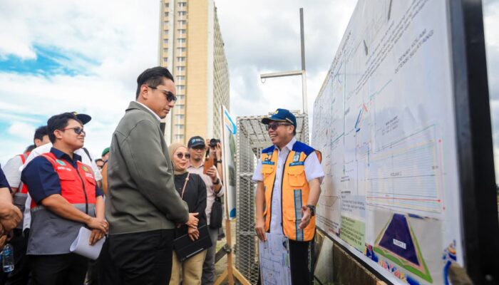 Tinjau Kolam Detensi Selayang, Rico Waas Targetkan dapat Mereduksi 10 -15 Persen Banjir