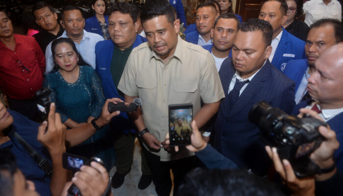 Hadiri Perayaan Natal Bersama Korban Bencana, Gubernur Bobby Nasution Ajak GAMKI Sumut Tebar Kasih dan Pulihkan Bangsa