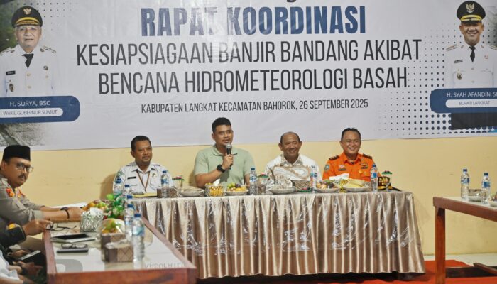 Gubernur Sumut Bobby Nasution Sudah Keluarkan Instruksi Sigap Bencana Sejak September