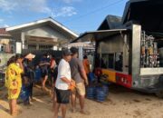 Polda Sumut Kerahkan Water Treatment, Ribuan Warga Tapteng Kembali Nikmati Air Bersih