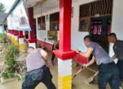 Polda Sumut Gerak Cepat Pulihkan Desa Garoga: Sekolah hingga Masjid Dibersihkan dari Material Banjir Bandang