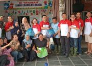 INTI Sumut dan Para Donatur Salurkan 150 Paket Sembako untuk Korban Banjir di Sergai