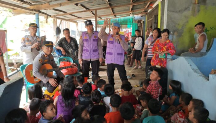 Polres Sibolga Sigap Pulihkan Warga Terdampak Bencana Lewat Bantuan dan Trauma Healing