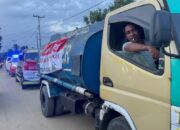 Polres Langkat Gerak Cepat! Ribuan Sembako dan Air Bersih Disalurkan ke Warga Terdampak Banjir di Besitang