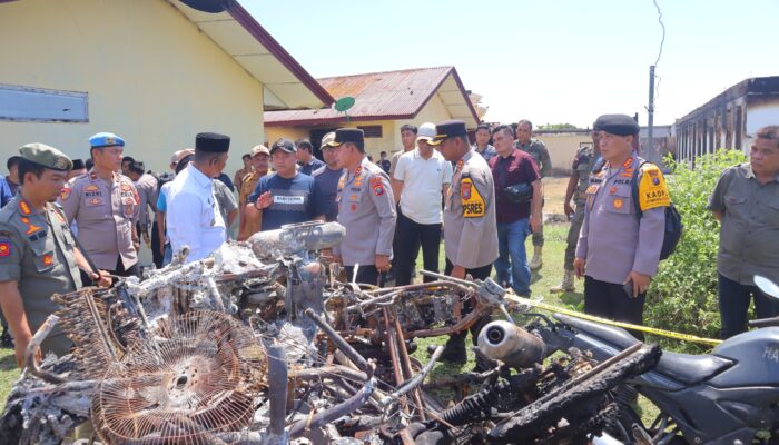 Kapolda Sumut Pastikan Mapolsek Muara Batang Gadis Pulih, Tegaskan Perang Terhadap Narkoba