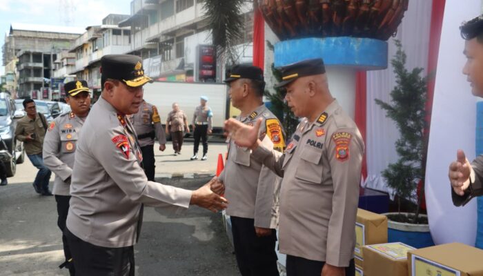 Kapolda Sumut Tinjau Langsung Pospam dan Posyan Operasi Lilin Toba 2025 di Padangsidimpuan