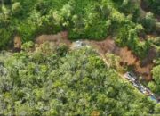 Akses Terputus Total di Parsikaman KM 38, Drone Bid TIK Polda Sumut Ungkap Skala Longsor dari Udara
