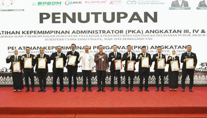 Tutup Pelatihan Kepemimpinan, Pj Sekdaprov Sumut Tekankan Tiga Tugas Utama Pemimpin