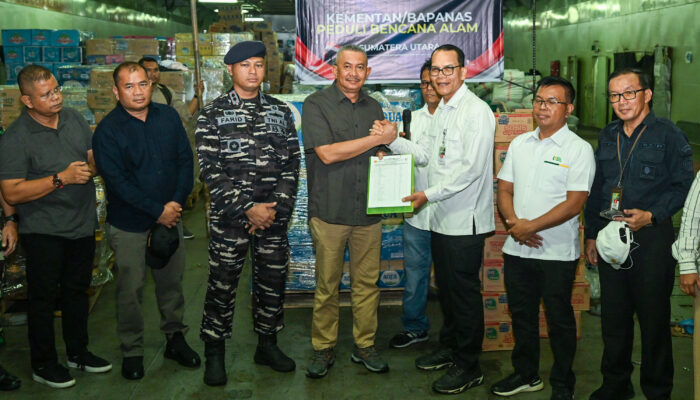 Bantuan Logistik Kementan dan Bapanas Tahap III Tiba di Belawan, Pemprov Sumut Sampaikan Apresiasi dan Terima Kasih