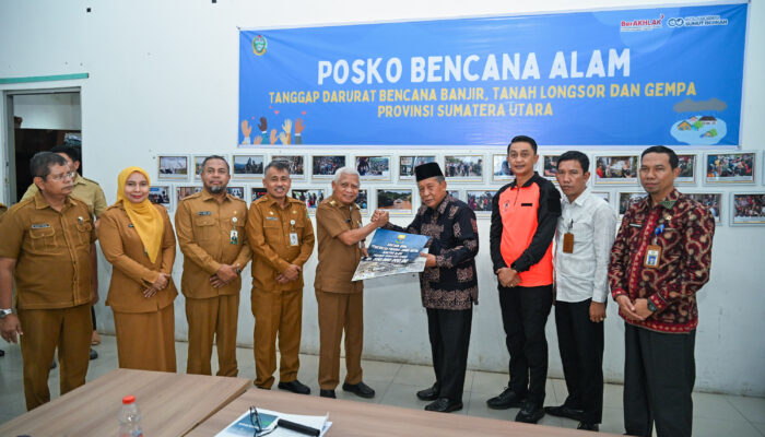 Wagub Sumut Terima Bantuan Pemprov Jambi untuk Penanganan Bencana