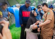 Tinjau Jembatan Gantung Kota Bangun Yang Rusak, Wali Kota Medan Prioritaskan Penguatan Sementara