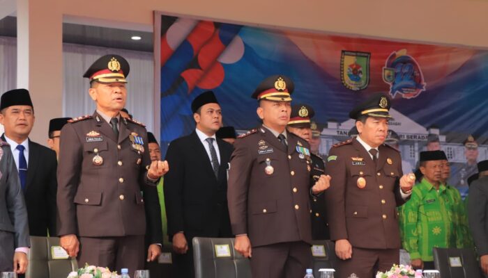 Kapolres Sergai Hadiri Upacara Hari Jadi ke-22 Kabupaten Serdang Bedagai, Teguhkan Semangat MANTAB Menuju Indonesia Emas