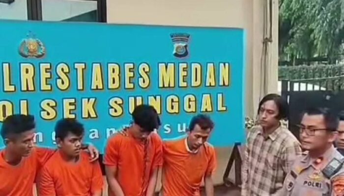 Spesialis Curanmor di Rumah Ibadah Dibekuk Polsek Sunggal, Residivis Ditembak Saat Melawan