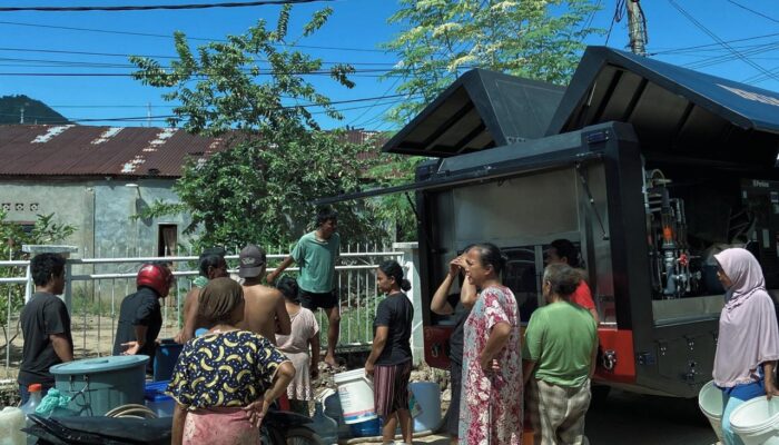 Aksi Kemanusiaan Brimob Sumut, Air Bersih Kembali Mengalir di Desa Sibuluan Nauli