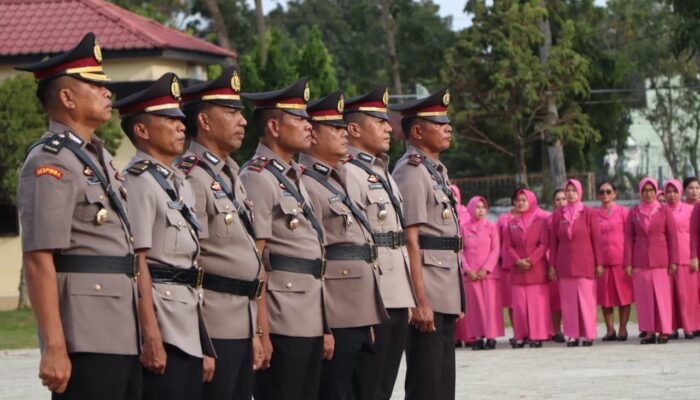 Kapolres Sergai Pimpin Sertijab Sejumlah Pejabat Utama dan Kapolsek Jajaran