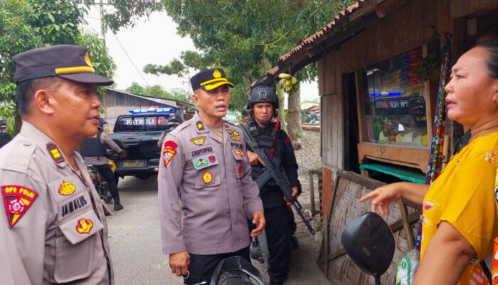 Patroli Gabungan Brimob–Polres Pelabuhan Belawan Persempit Ruang Kejahatan, Warga Rasakan Rasa Aman