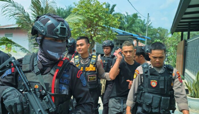 Brimob dan BNN Sumut Bergerak Serentak, Desa Saentis Diguncang Operasi Anti Narkoba