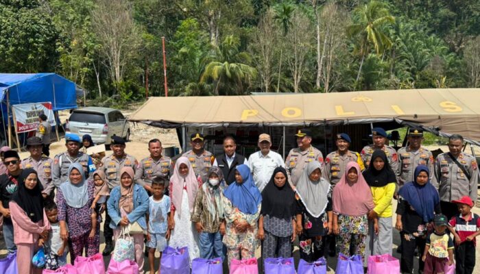 Polri Kawal Pembangunan Hunian Tetap Pascabencana di Tapanuli Selatan