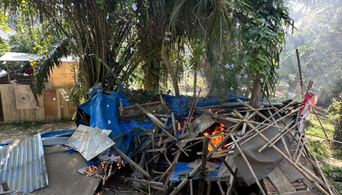Digempur Aparat Gabungan, Sarang Narkoba di Percut Sei Tuan Diluluhlantakkan, 7 Orang Diciduk