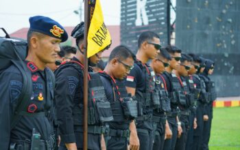 Perkuat Soliditas dan Etika, 607 Personel Satuan Brimob Polda Sumut Ikuti Apel Siaga di Medan