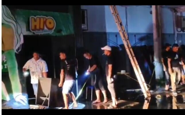 Tempat Hiburan Malam Hio di Kompleks Graha Kisaran Terbakar