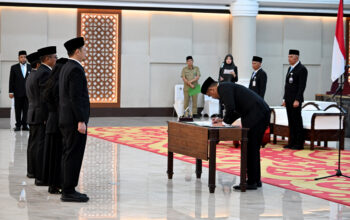 Gubernur Bobby Nasution Lantik 308 Pejabat Pemprov Sumut, Ingatkan Jangan Ada Pungli