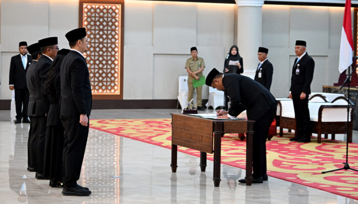 Gubernur Bobby Nasution Lantik 308 Pejabat Pemprov Sumut, Ingatkan Jangan Ada Pungli