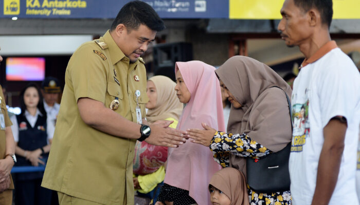 Lepas 6.500 Lebih Peserta Mudik Gratis Idul Fitri, Bobby Nasution Ingin Kurangi Mobilitas Kendaraan Pribadi