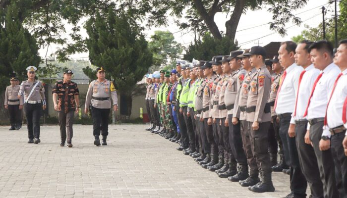 Polres Sergai Gelar Apel Operasi Ketupat Toba 2026, Siap Jaga Keamanan Arus Mudik dan Idul Fitri