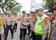 Wakapolda Sumut Tinjau Pos Terpadu Operasi Ketupat Toba 2026 di Lapangan Merdeka Medan