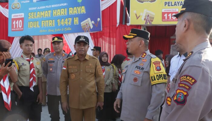 Kapolres Sergai dan Bupati Tinjau Pos Pengamanan Ops Ketupat Toba 2026, Pastikan Pelayanan Mudik Optimal