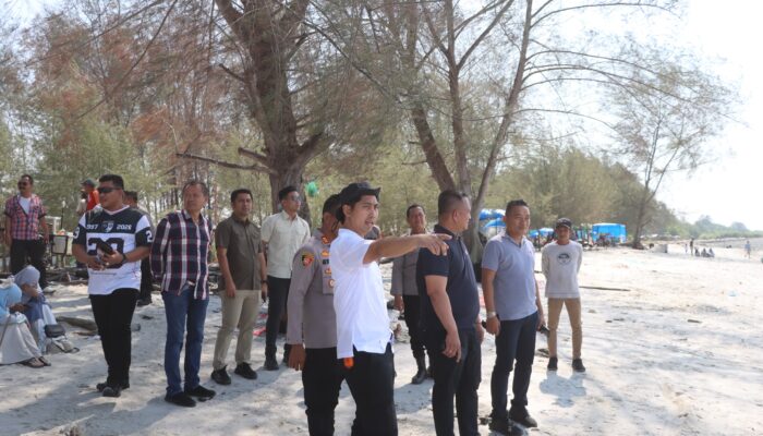 Jelang Lebaran, Kapolres Batu Bara Turun Langsung Cek Keamanan Pantai Sujono, Pastikan Wisatawan Aman dan Nyaman