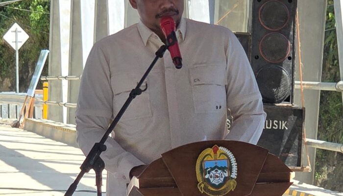 Resmikan Jembatan Aek Sipange, Gubernur Bobby: Simbol Kehadiran Pemerintah