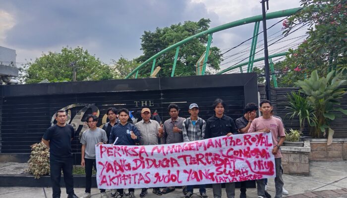 Aksi Mahasiswa Soroti Dugaan Sarang Judi Online di Apartemen Mewah Medan