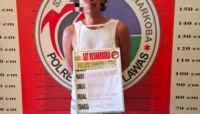 Pengedar Sabu di Palas Dibekuk Polisi, Puluhan Paket dan Uang Tunai Disita