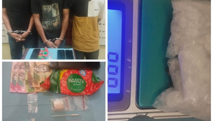 Empat Pelaku Narkoba Ditangkap di Palas, Polisi Sita Sabu Hampir 10 Gram