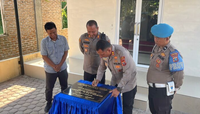 Kapolres Sergai Resmikan Prasasti Mushola Al-Jabbar di Polsek Sei Rampah