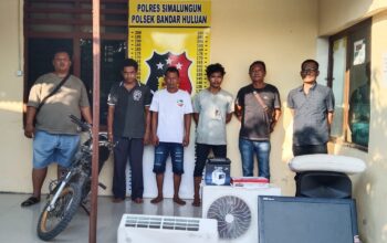 Gerak Kilat Polisi: Tiga Pelaku Curat di Bandar Huluan Dibekuk dalam Hitungan Jam