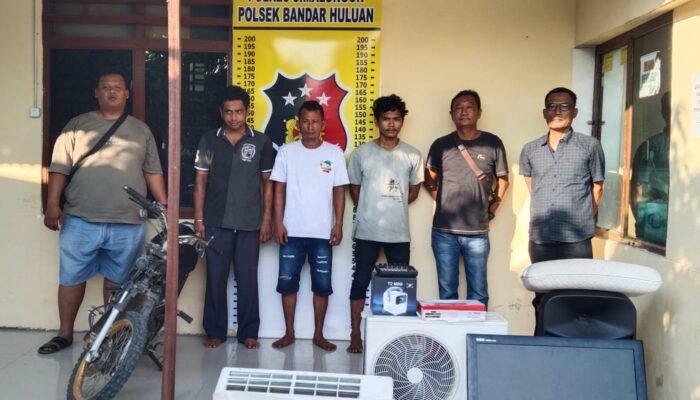Gerak Kilat Polisi: Tiga Pelaku Curat di Bandar Huluan Dibekuk dalam Hitungan Jam