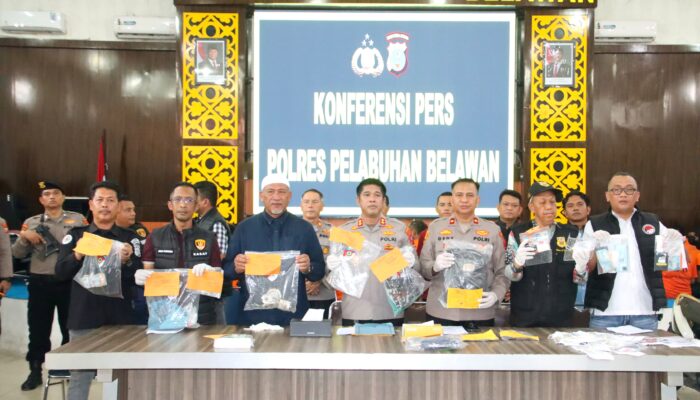 Empat Bulan Kerja Intensif, 320 Kasus Terungkap di Belawan: Narkoba dan Kejahatan Jalanan Jadi Sorotan