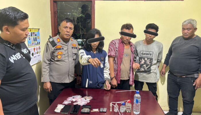 Aduan Warga ke 110 Ditindak Cepat, Polisi Amankan Tiga Terduga Pengguna Narkoba di Huntap Ture-ture