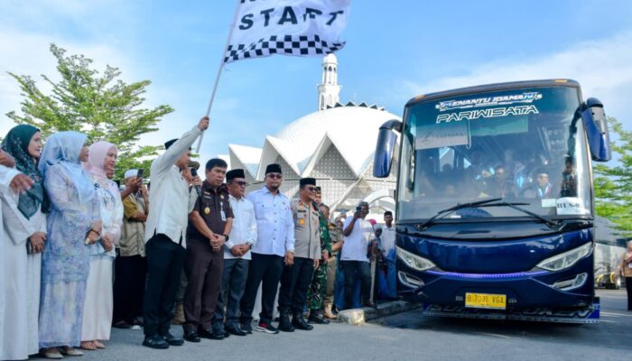 Polres Sergai Pastikan Pelepasan 190 Jamaah Haji Kloter 8 Berlangsung Kondusif