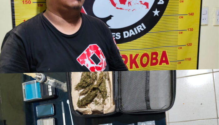 Warung Kopi Jadi Tempat Transaksi Narkoba, Pria di Parbuluan Ditangkap Polisi
