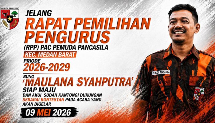 Dukungan Mengalir Deras, Maulana Syahputra Menguat Jelang RPP PAC Medan Barat