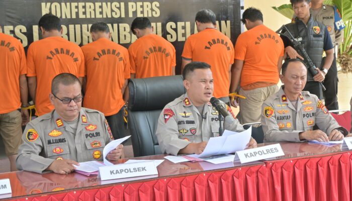 Enam Pelaku Pencurian Ternak Dibekuk, Polres Labusel Soroti Peran Penting Warga