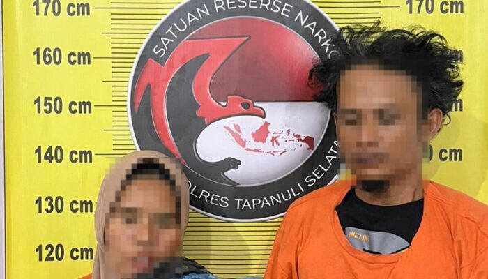 Polisi Tapsel Bongkar Pengiriman 3 Kg Ganja, Dua Pelaku Dibekuk Saat Naik Becak Motor