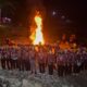 Api Unggun Satukan Semangat, Makrab Pramuka Sergai Perkuat Solidaritas di Bah Bolon